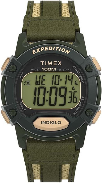 【開封済美品】Bee Wynn ジャンボインデックス 茶色 レアデック Timex Expedition CAT 5 Digital Brown Mens Watch TW4B30400 - Jacob
