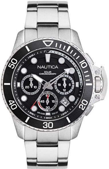Nautica Bayside Chrono Solar Mens Watch NAPBSC906