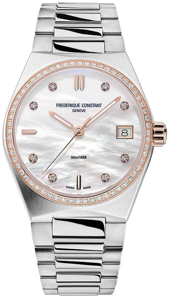 Frederique Constant Highlife Diamond Ladies Watch FC-240MPWD2NHD2B-SS