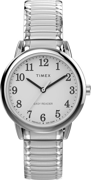 Timex Easy Reader Silver-Tone Expansion Ladies Watch TW2V94700