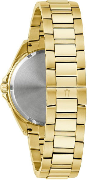 Bulova Crystal Phantom Gold-Tone Mens Watch 97A179