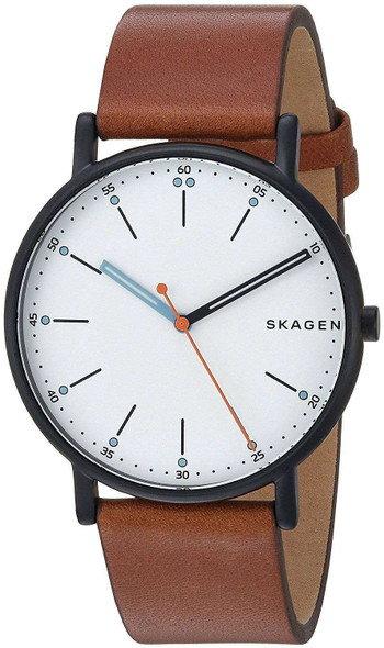 Skagen Signatur Leather Mens Watch SKW6374