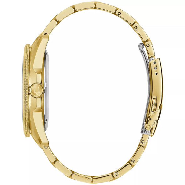 Bulova Marine Star Gold-Tone Mens Watch 98B396