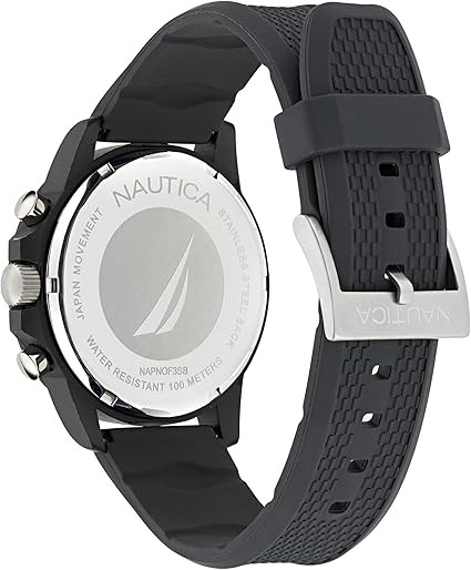 Nautica One Wheat Fiber Strap Chronograph Mens Watch NAPNOF3S8