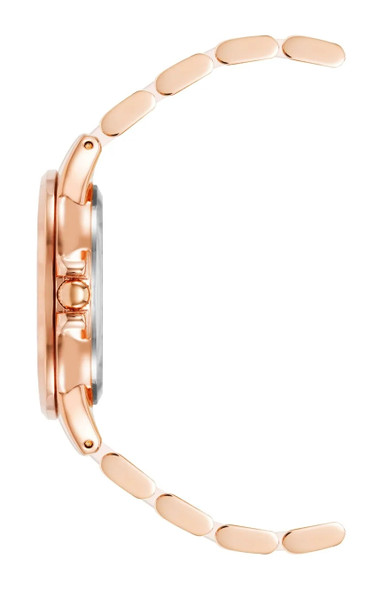 Anne Klein Stainless Steel Pink Dial Analog Ladies Watch AK-4120BHRG AK/4120BHRG