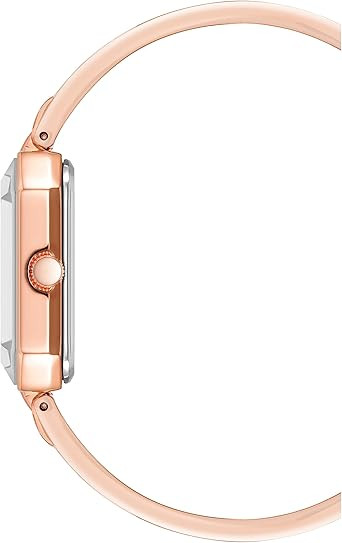 Anne Klein Genuine Diamond Dial Bangle Ladies Watch AK/4162NMRG