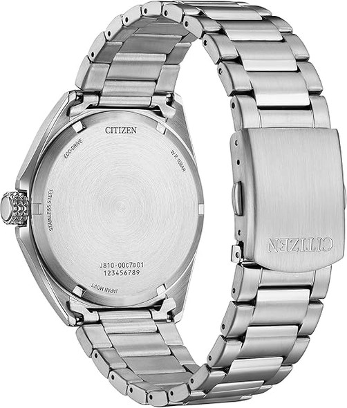 Citizen Sport Military Eco-Drive Blue Dial Stainless Steel Mens Watch AW1571-76L