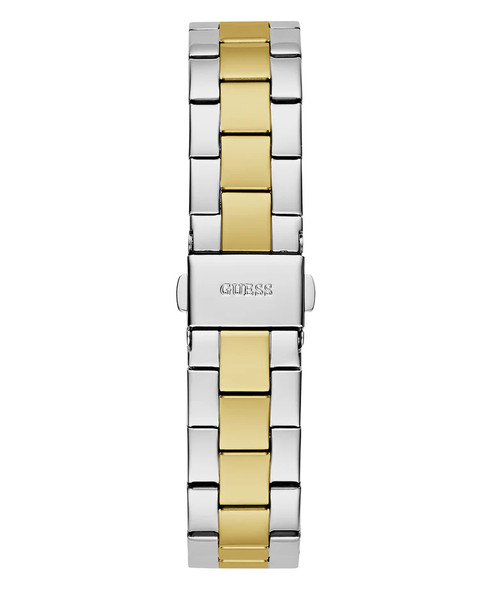 Guess Crystal Bezel Green Dial Two-Tone Ladies Watch GW0686L2