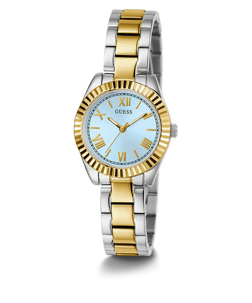 Guess Mini Luna Blue Dial Two-Tone Ladies Watch GW0687L4