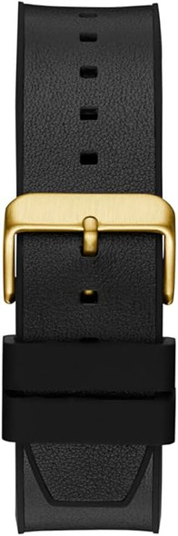 Guess Multi-function Black Leather Two-Tone Mens Watch GW0791G1