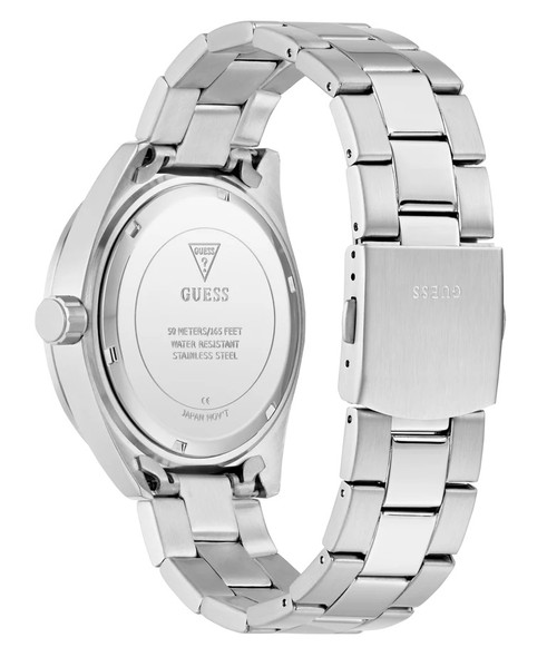 Guess Multi-function Black Dial Silver Tone Mens Watch GW0904G1