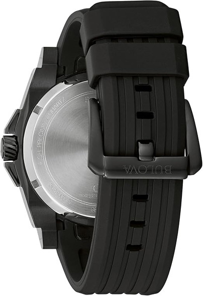 Bulova Icon High Performance Quartz Black Dial Mens 98B417