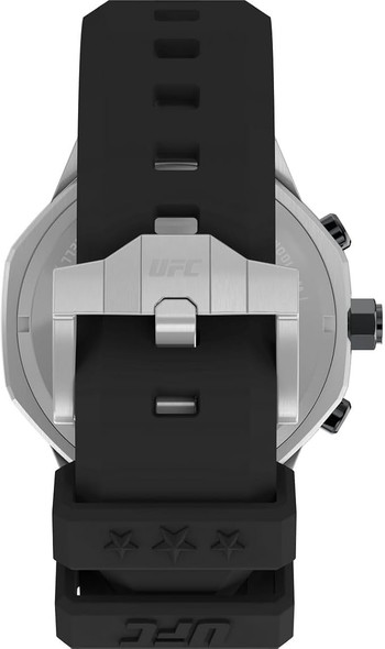 Timex UFC King Chrongraph Black Silicone Mens Watch TW2V99300