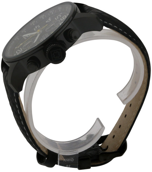 Invicta Mens Lefty Chronograph Black Leather Watch 33321