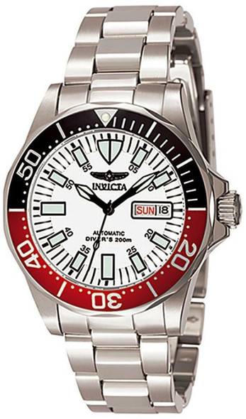 Invicta Stainless Steel   Pro Diver Automatic Mens   Watch 7044