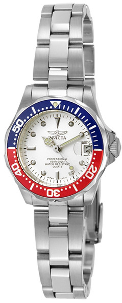 Invicta Ladies Pro Diver White Dial Stainless Steel Watch 8940
