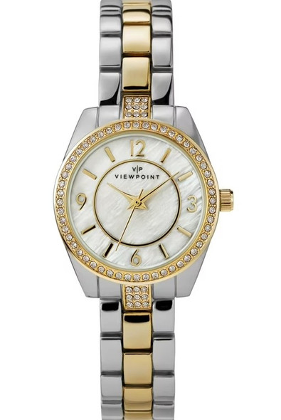 Timex Viewpoint Quartz Crystal Ladies Watch CC3D86000