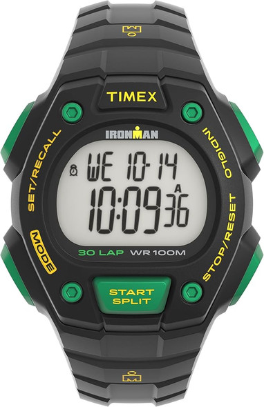 Timex Ironman 40mm Black Resin Mens Watch TW5M59000