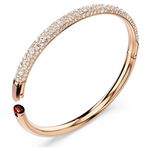 Swarovski Sublima Bangle - Snow Pave - White - Rose Gold-tone Plated - Medium 5688611