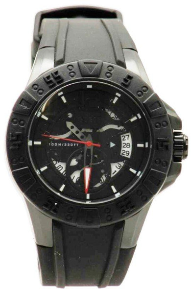 GUESS Black Silicone Mens Watch W0034G3