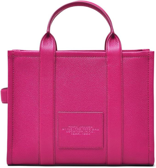 Marc Jacobs The Leather Medium Tote Bag - Hot Pink H004L01PF21-665