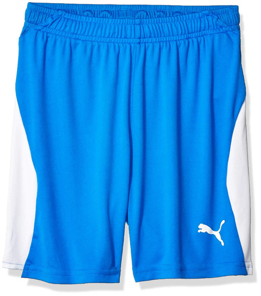 PUMA Youth LIGA Shorts - Electric Blue Lemonade/White - X-Small 70343302-XS