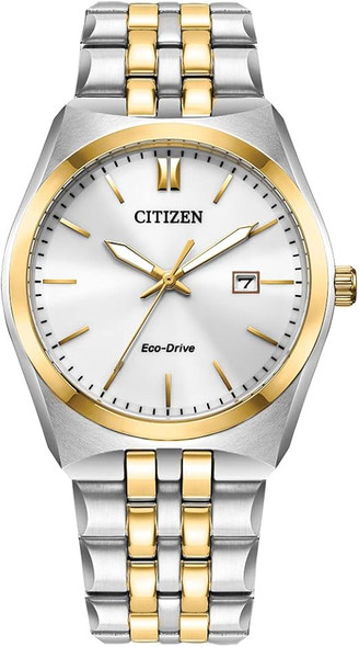 Citizen Eco-Drive Corso Two-Tone Mens Watch BM7334-58B