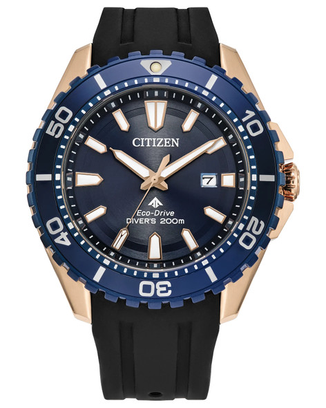 Citizen Eco-Drive Promaster Dive Blue Dial Mens Watch BN0196-01L