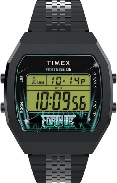 Timex X Fortnite T80 Quartz Digital Mens Watch TW2Y46000