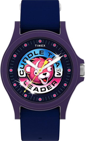 Timex X Fortnite Acadia Quartz Blue Dial Mens Watch TW2Y46200