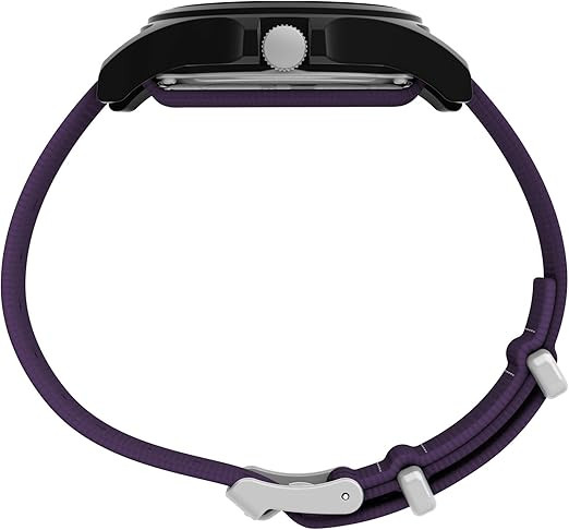 Timex X Fortnite Acadia Quartz Purple Dial Mens Watch TW2Y46300