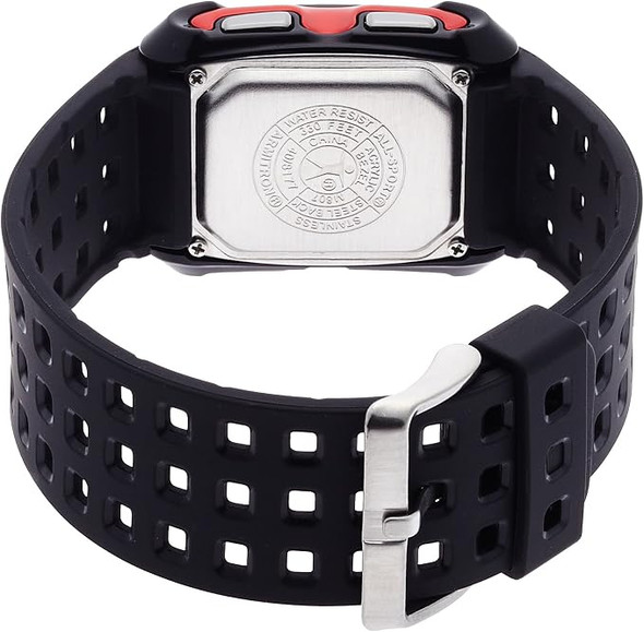 Armitron Sport Chronograph Black and Red Digital Mens Watch 40-8177RED