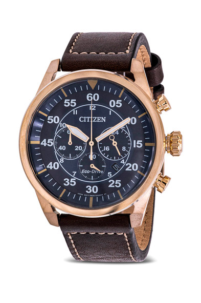 Citizen Eco-Drive Avion Chronograph Mens Watch CA4213-18L