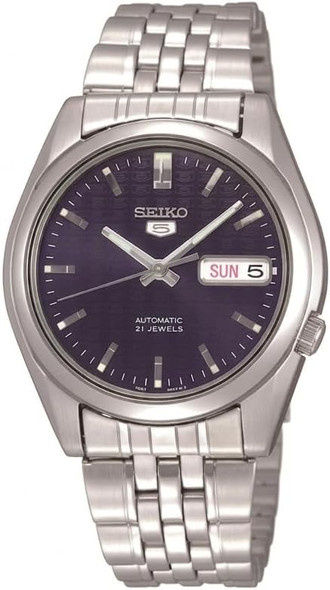 Seiko Series 5 Automatic Black Dial Mens Watch SNK357 SNK357K1