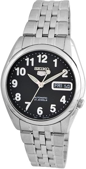 Seiko Series 5 Automatic Black Dial Mens Watch SNK381 SNK381K1