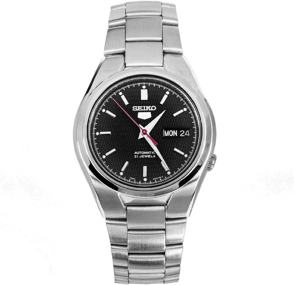 Seiko Series 5 Automatic Black Dial Mens Watch SNK607 SNK607K1