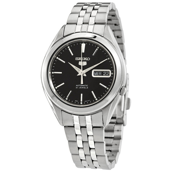 Seiko Series 5 Automatic Black Dial Mens Watch SNKL23 SNKL23K1