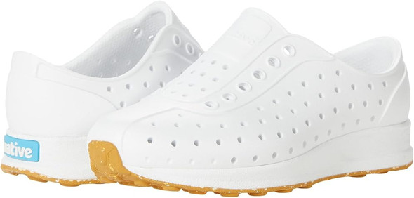 Native Robbie Child Sneaker - Shell White/Mash Speckle Rubber