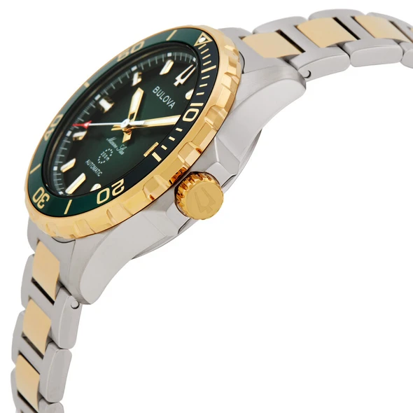 Bulova Marine Star Series B Two-Tone Automatic Mens Watch 98B467