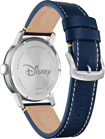 Citizen Eco-Drive Disney Donald Duck Blue IP Leather Mens Watch AW0075-06W