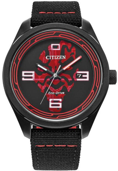 Citizen Star Wars Darth Maul Shadow Black Dial Mens Watch AW5006-01W