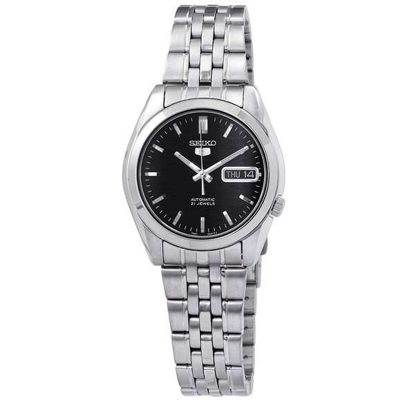 Seiko Series 5 Automatic Black Dial Mens Watch SNK361K1
