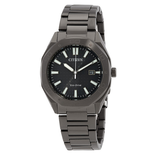 Citizen Eco-Drive Black Dial Mens Watch BM7637-81H