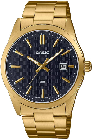 Casio Gold-Tone Stainless Steel Mens Watch MTP-VD03G-1A