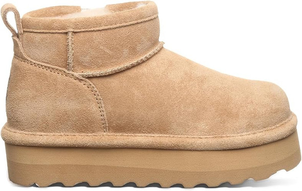 BEARPAW Kids Retro Shorty Youth Boot - Iced Coffee