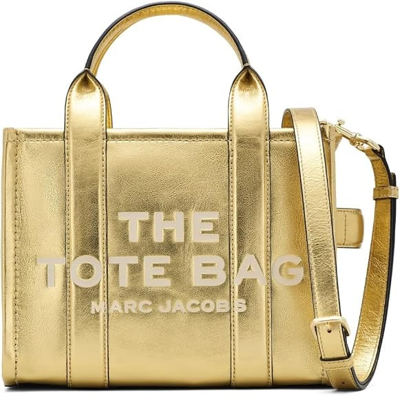 Marc Jacobs The Leather Small Tote Bag - Metallic - Gold 2F3HTT004H01-710