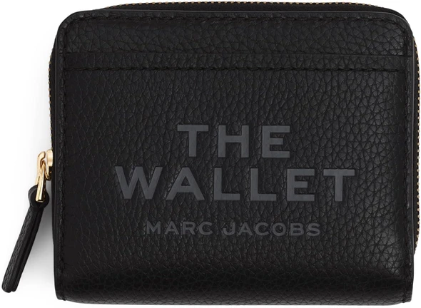 Marc Jacobs The Leather Mini Compact Wallet - Black 2R3SMP044S10-001