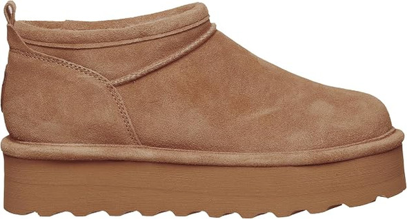 BEARPAW Womens Retro Super Shorty Platform Boot - Hickory