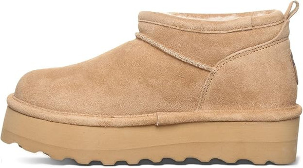 BEARPAW Womens Retro Super Shorty Platform Boot - Iced