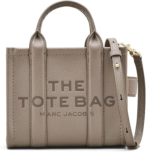 Marc Jacobs The Leather Crossbody Tote Bag - Cement H053L01RE22-055